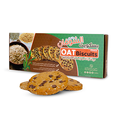 Oats And Isabgol Husk Biscuits With Chocolate